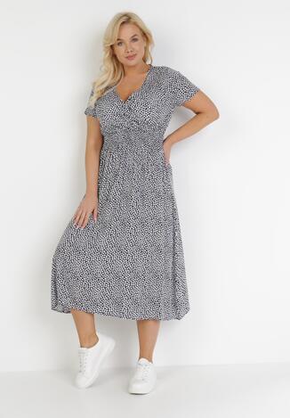 Granatowa Sukienka Alalato