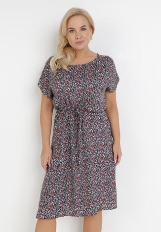 Granatowa Sukienka Nereirena