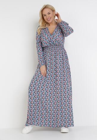 Granatowa Sukienka Acakea