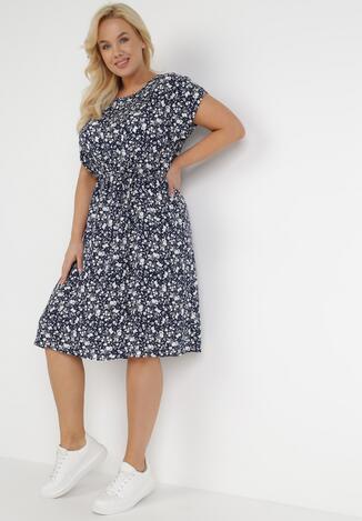 Granatowa Sukienka Doryris