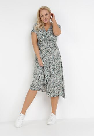 Miętowa Sukienka Lynnelin