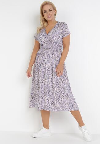 Liliowa Sukienka Lynnelin