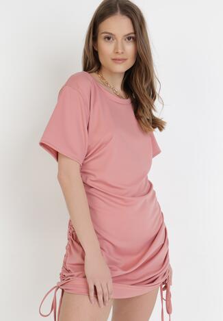 Ciemnoróżowa Sukienka Wylinorin