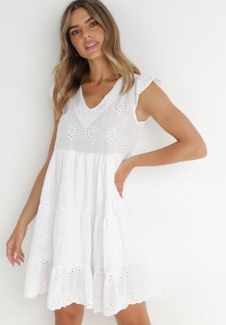 Biała Sukienka Marylyn