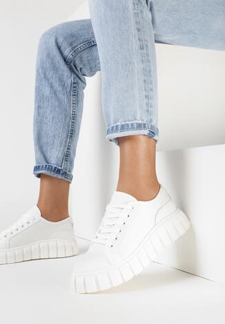Białe Sneakersy Aqearinia