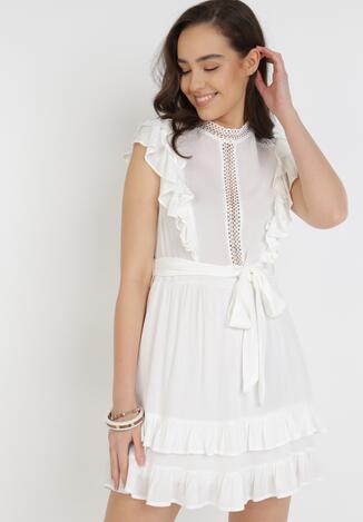 Biała Sukienka Theisiax