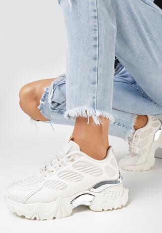 Beżowe Sneakersy Lisessei