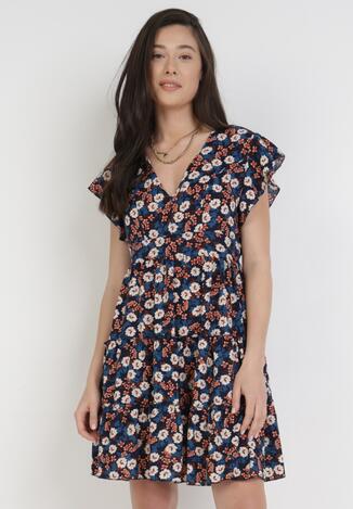 Granatowa Sukienka Thesiasse