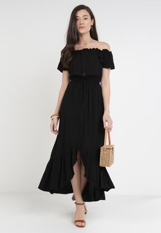 Czarna Sukienka Sinishis