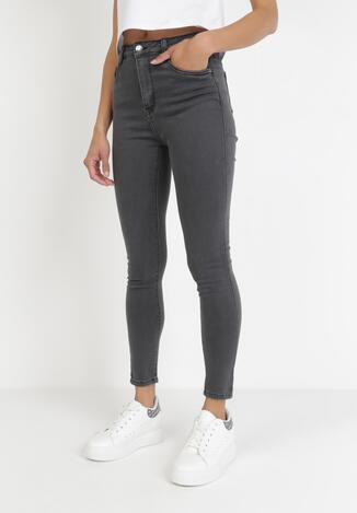 Ciemnoszare Spodnie Skinny Amiphiphise