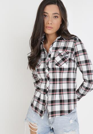 Czarno-Biała Koszula Bathiphis