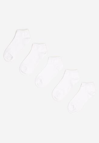 5-Pack Białych Skarpet Taphiphelia
