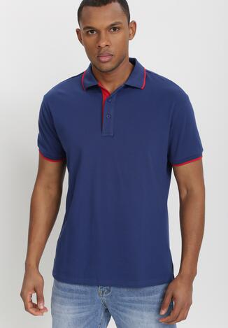 Granatowo-Czerwona Koszulka Saladorise