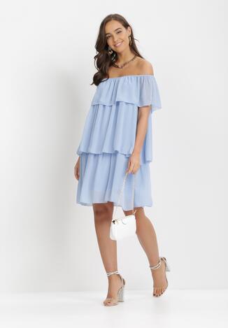 Niebieska Sukienka Najath