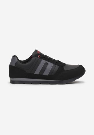 Czarno-Szare Buty Sportowe Rasdure