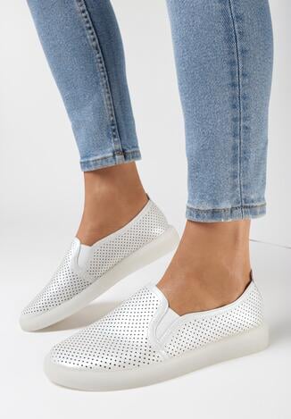 Białe Slip On Kawthar