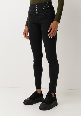 Czarne Spodnie Manik