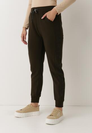 Ciemnozielone Spodnie Dresowe Ywetel