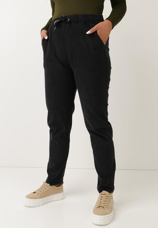Czarne Spodnie Kerrel