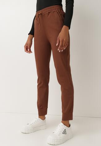 Brązowe Spodnie Dresowe Jenefer