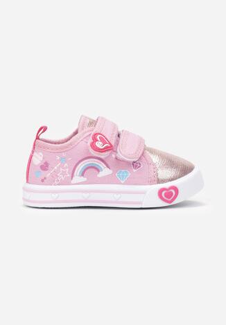 Różowe Tenisówki Atel