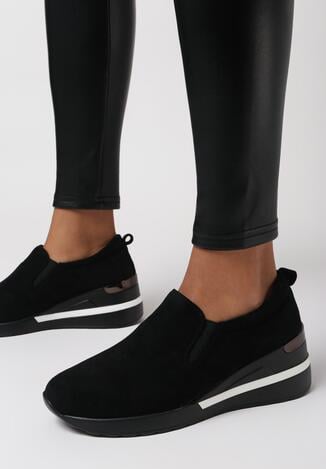 Czarne Sneakersy Thaless