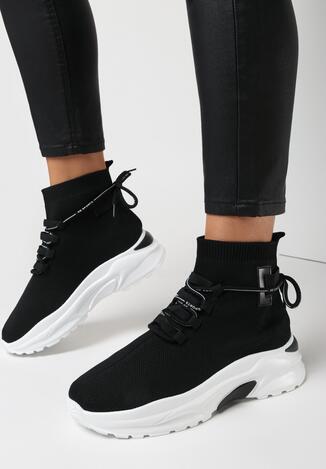 Czarne Sneakersy Kallissa