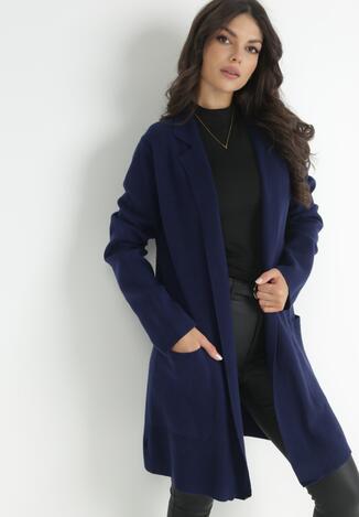 Granatowy Kardigan Phellania