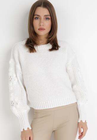 Biały Sweter Demile