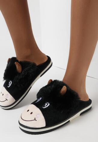 Czarne Kapcie Nikiera