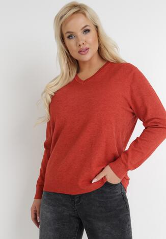 Ciemnoczerwony Sweter Eshiraith