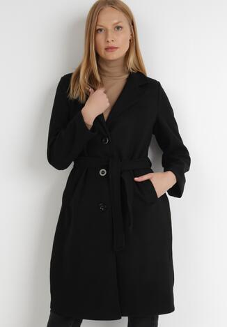 Czarny Płaszcz Yesoe