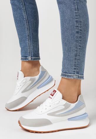 Biało-Niebieskie Sneakersy Clymane