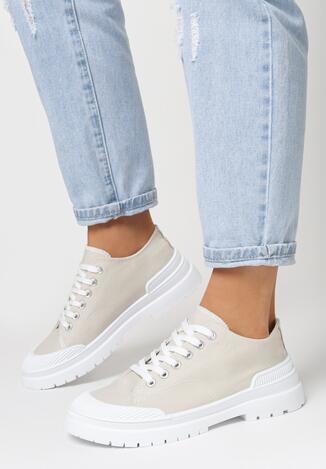 Jasnobeżowe Trampki Iolyne