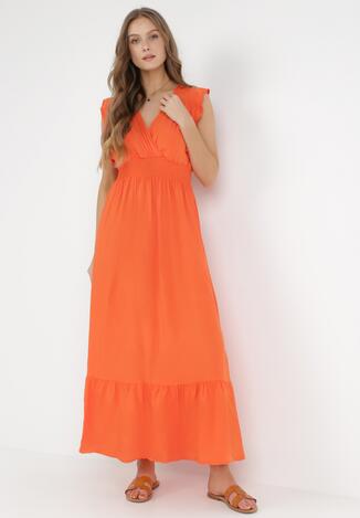 Pomarańczowa Sukienka Hypsanie