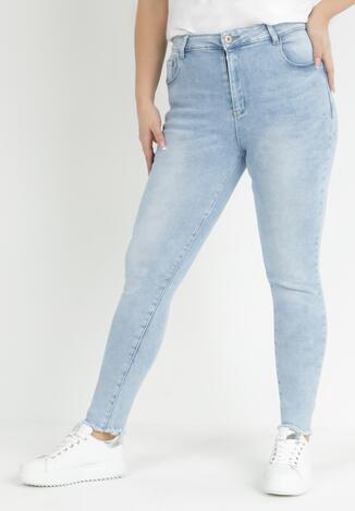 Jasnoniebieskie Jeansy Skinny Pronaleia
