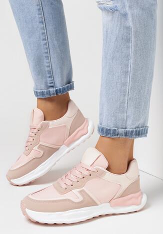 Różowe Sneakersy Dianica