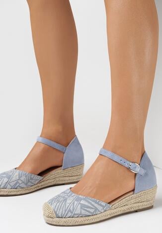 Niebieskie Sandały Callolea