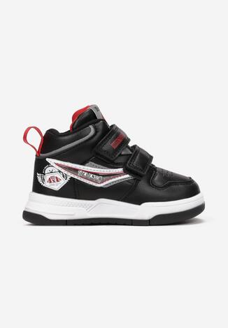 Czarno-Czerwone Buty Sportowe Cythena