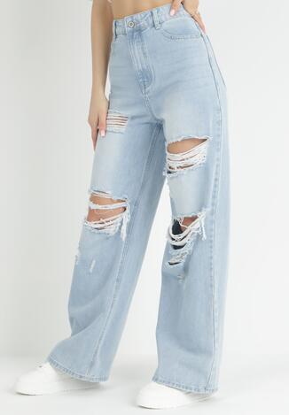 Jasnoniebieskie Jeansy Hypsastis