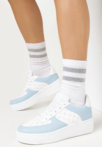 Niebiesko-Białe Sneakersy Dianenope