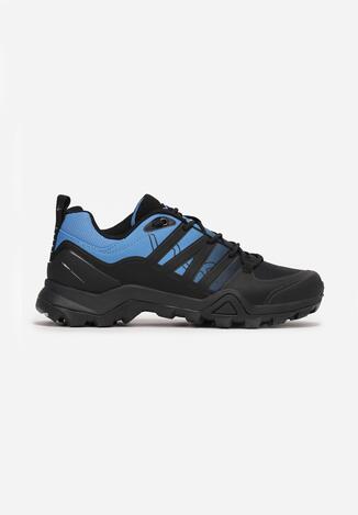 Czarno-Niebieskie Buty Trekkingowe Tharasothius