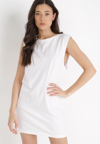 Biała Sukienka Nemeope