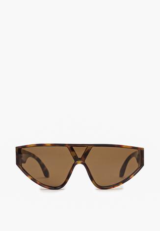 Ciemnobeżowe Okulary Kassaera