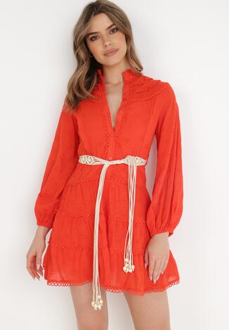 Pomarańczowa Sukienka Kasilea