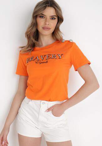 Pomarańczowy T-shirt Moniore