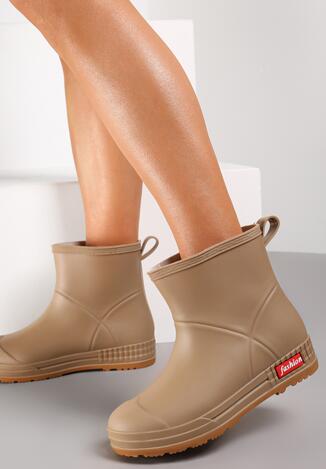 Ciemnobeżowe Kalosze Melenope