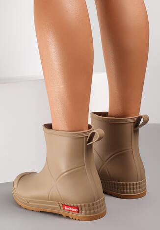 Ciemnobeżowe Kalosze Melenope