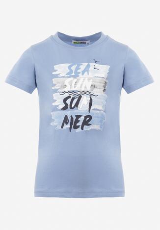 Niebieski T-shirt Kassialla