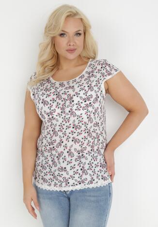 Biała Bluzka z Wiskozy Hekeira